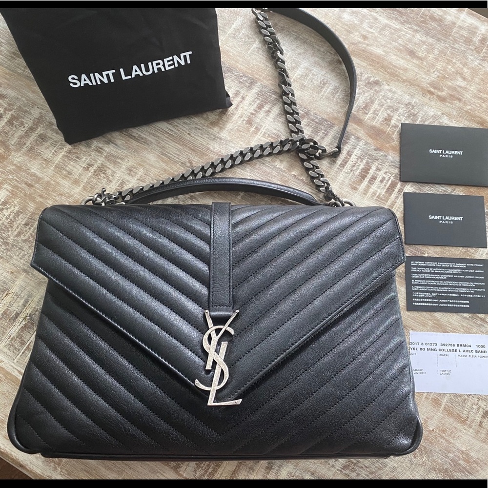 Saint Laurent Large Collège Matelassè bag. 🔥 🔥🔥
